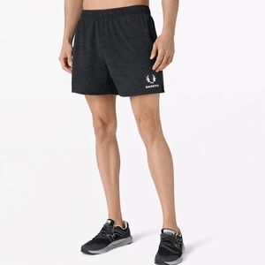 Lululemon x Barry’s Shorts Men’s Medium Black 4” Inseam Athletic Collab Logo